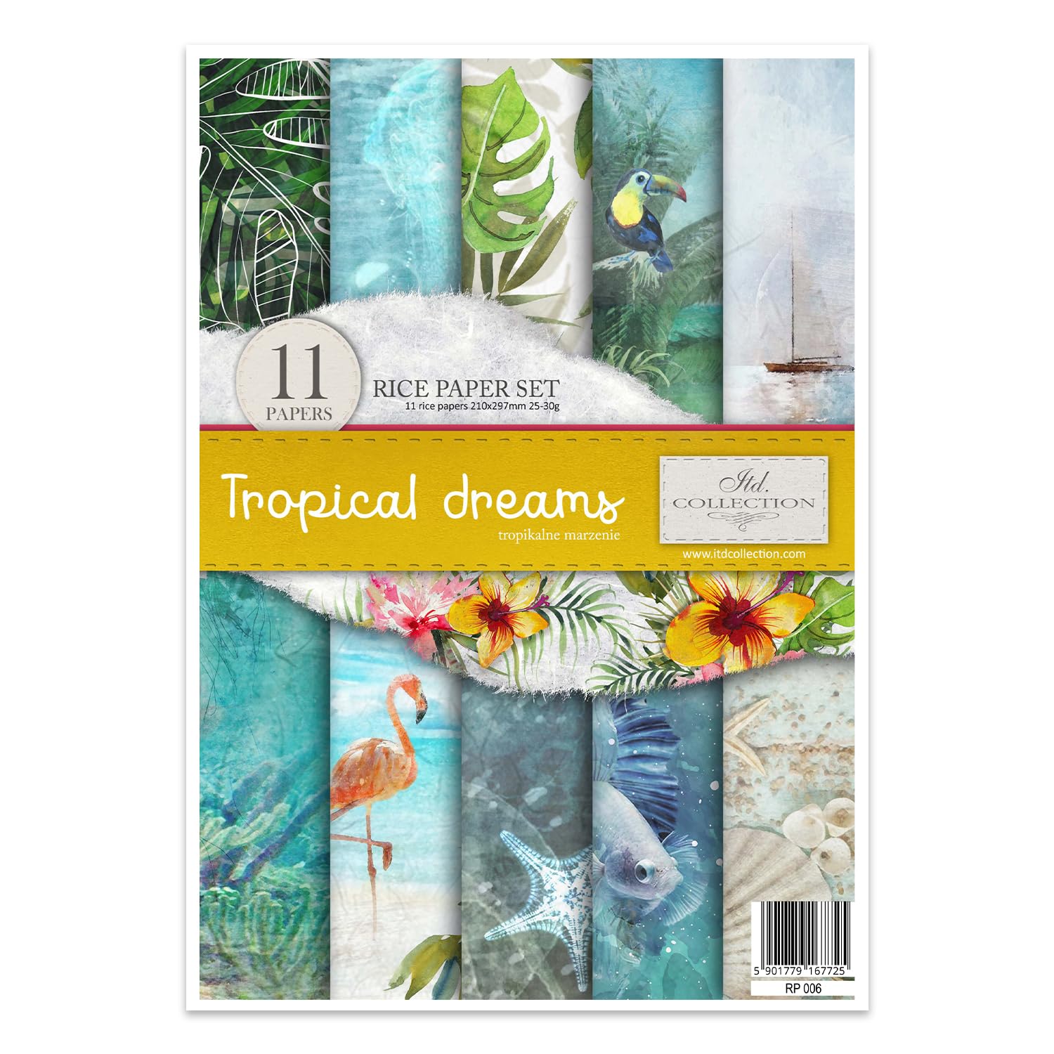 Papier Décopatch Journal - 3 Feuilles N°770 - Papiers Décopatch