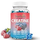 Creatine Gummies Monohydrate, Chewable Creatine Monohydrate, Muscle Boost, Energy Boost, Pre-Workout Supplement, Enhanced Bursts, Vegan, Muscle Growth Support, Recovery & Performance, Gluten Free
