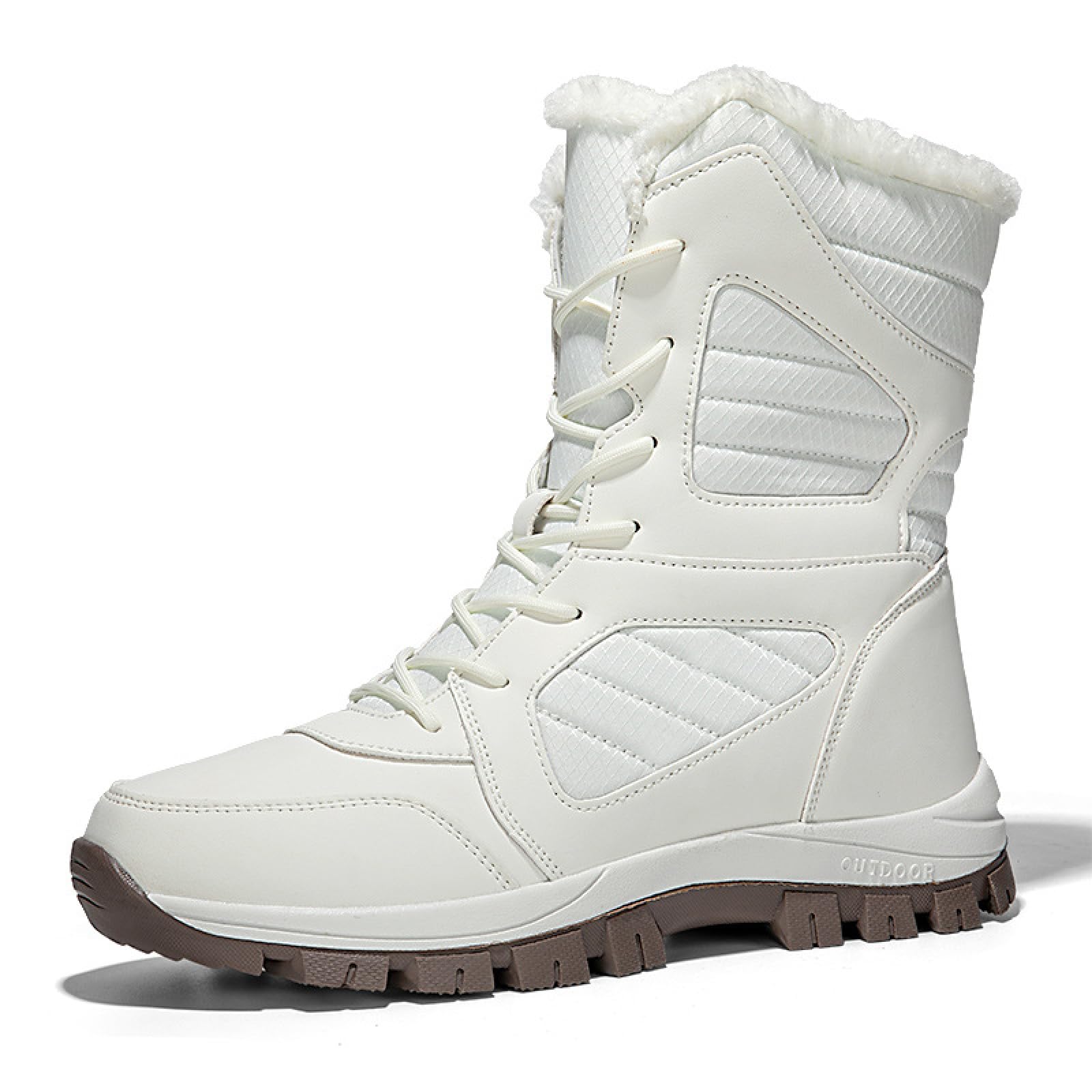 Womens Waterproof High Top Snow Boots Winter Light Warm Insulated Comfor Non-Slip Platform Mid-calf boots Outdoor Cold Weather