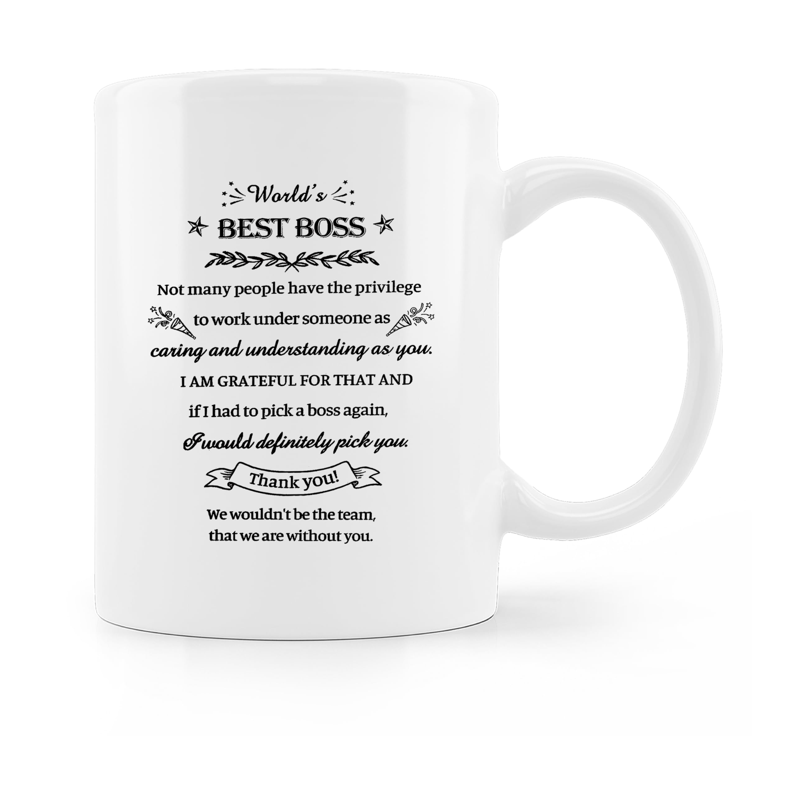 uinwk Best Boss Mug