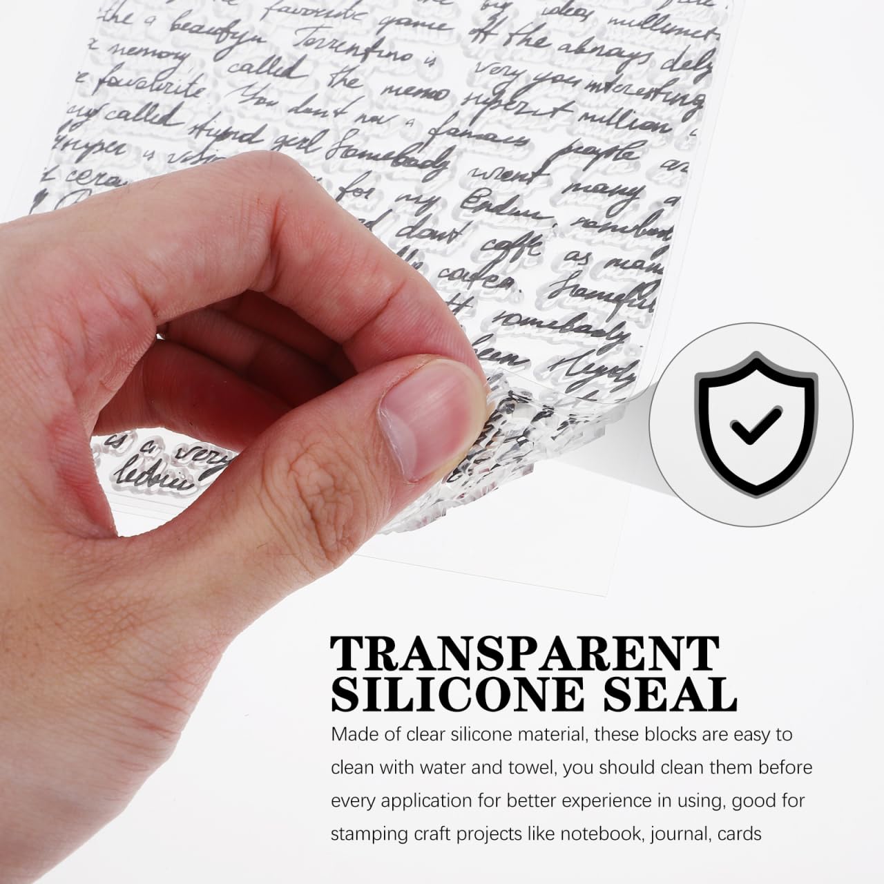 Timbri Alfabeto In Silicone Trasparente - Per Scrapbooking, Carta, Biglietti Fai Da Te E Decorazioni - Foto 12