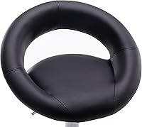 Vista 7 de YJCfurniture Set of 2 Bar Stools Breakfast Dining Stools for Kitchen Island Counter Bar Stools Armchair Leatherette Bar Chairs Height Adjustable and