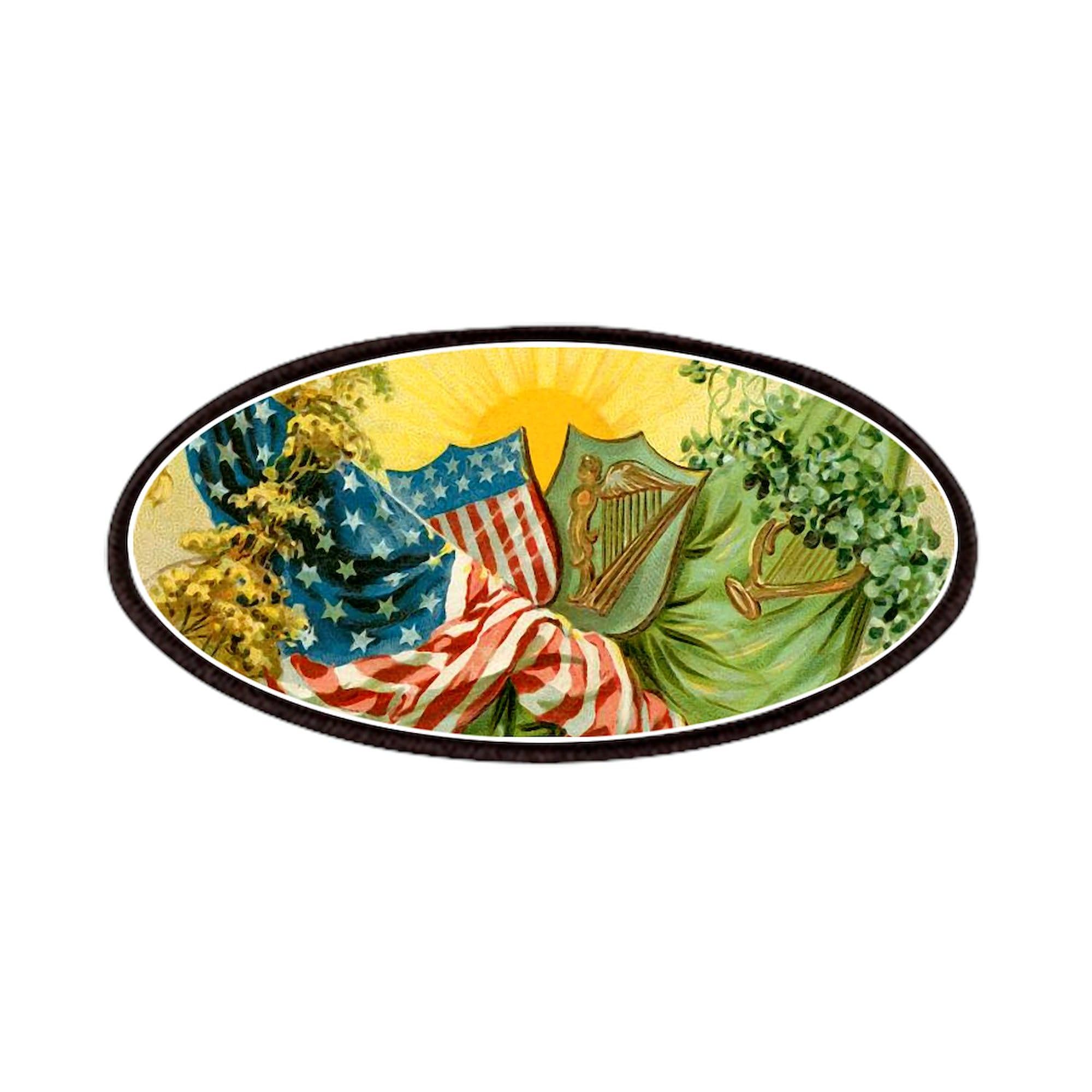 CafePress American Irish Patches 4