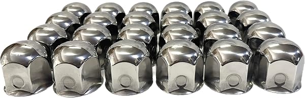 GAS-JP ナットキャップ★円筒ナットキャップ★ステンレス鏡磨き★JIS規格41mm 中型トラック 6/8穴 (ロング58mm24個) - 4