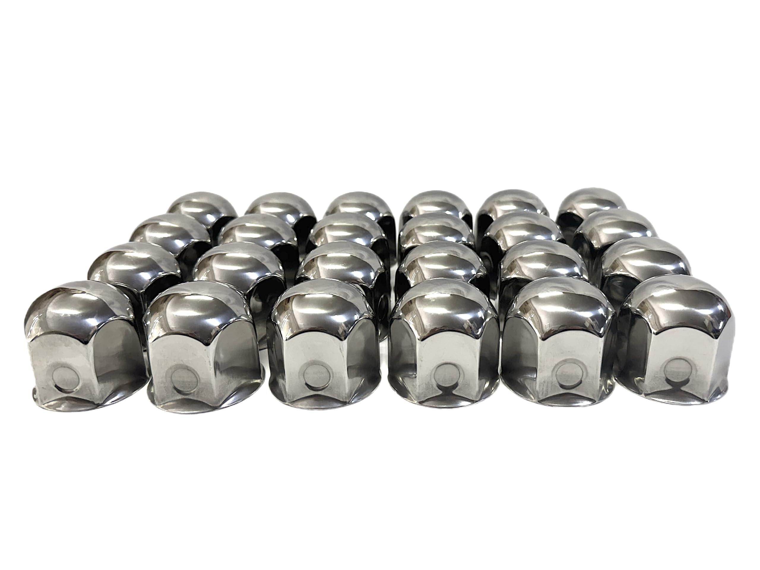 GAS-JP ナットキャップ★円筒ナットキャップ★ステンレス鏡磨き★JIS規格41mm 中型トラック 6/8穴 (ロング58mm12個) - 5