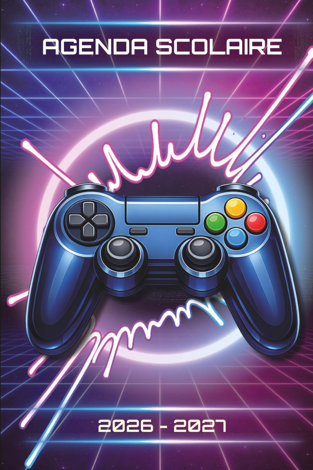 Agenda Scolaire Garçon Gamer 2026-2027: Jeux vidéo | Septembre à Juillet | Étudiants, Collège, Lycée (Format A5)