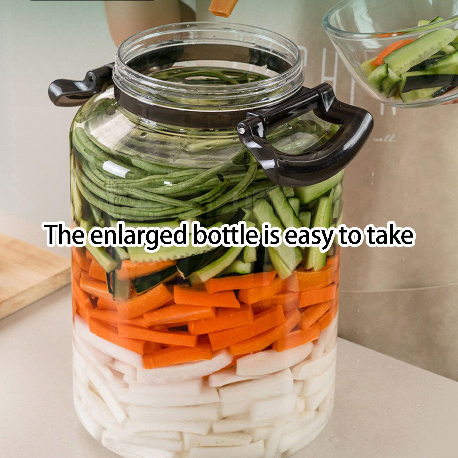 Contenitore da Cucina per Alimenti fermentati in salamoia e ingredienti secchi in Materiali plastici Contenitore per Conserve