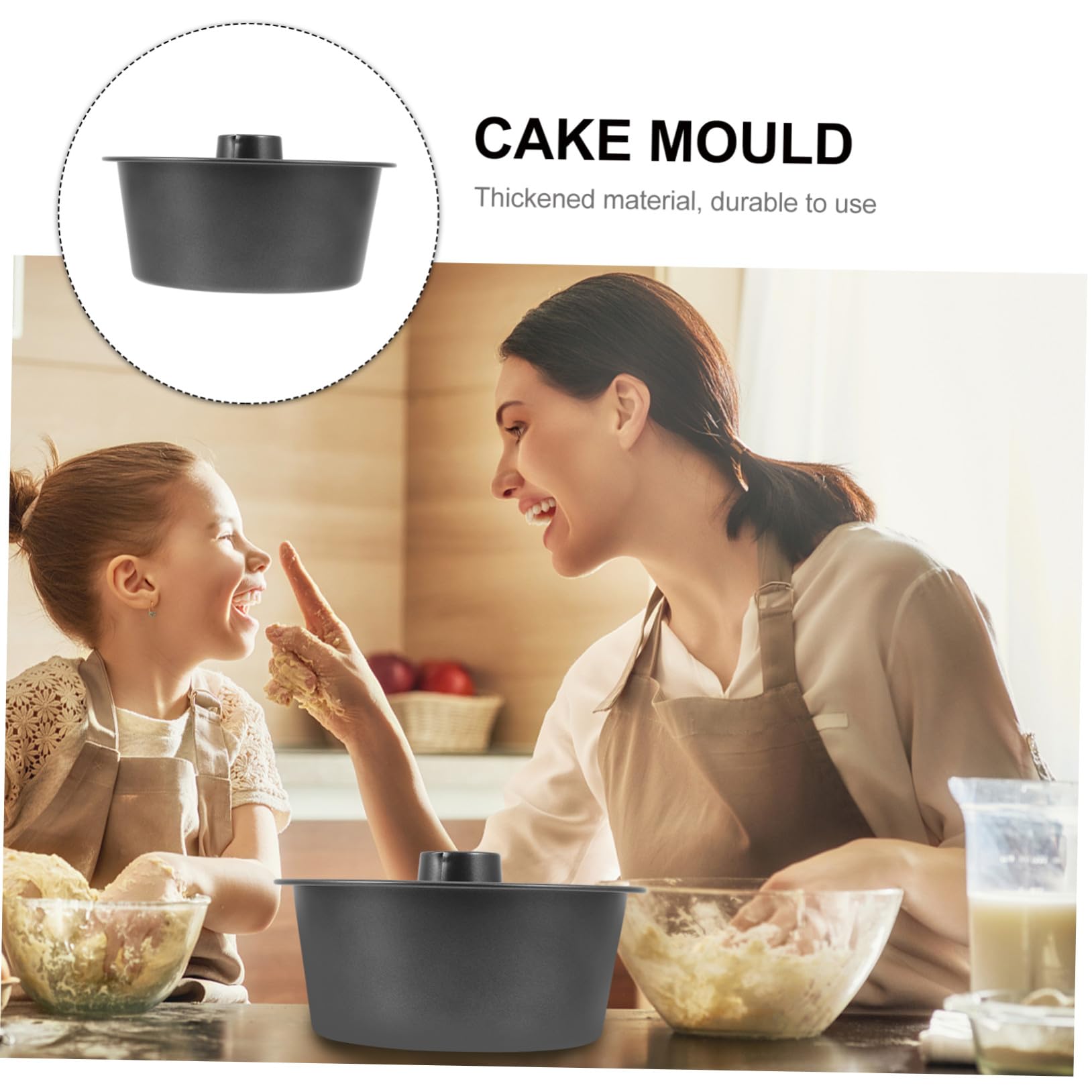 Moule à Gâteau Antiadhésif Rond Creux Noir Ambiance Halloween