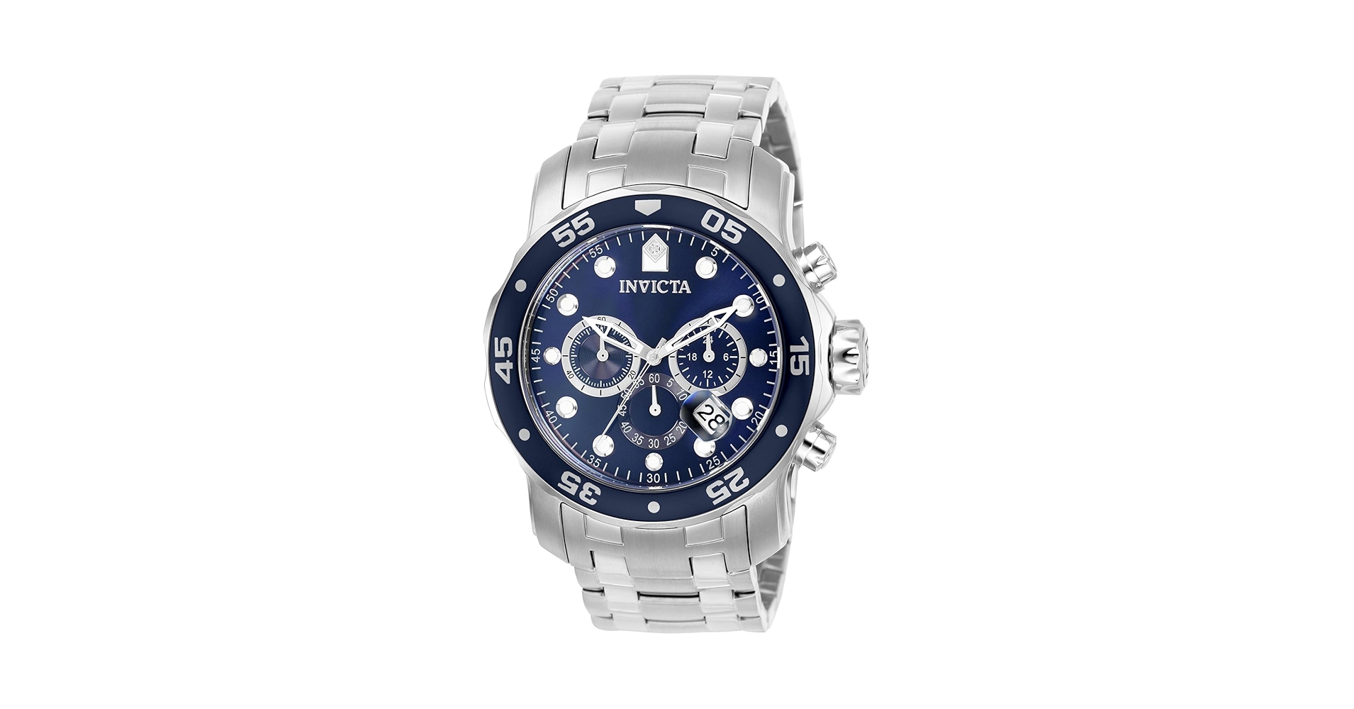 Amazon.co.jp: Invicta Men's Pro Diver 0070 Silver Stainless