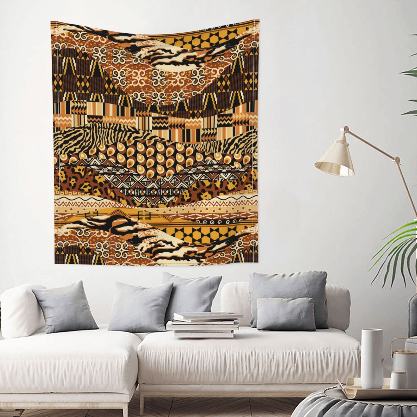 Grande tapisserie tenture murale du Rajasthan 150x97 - Décoration