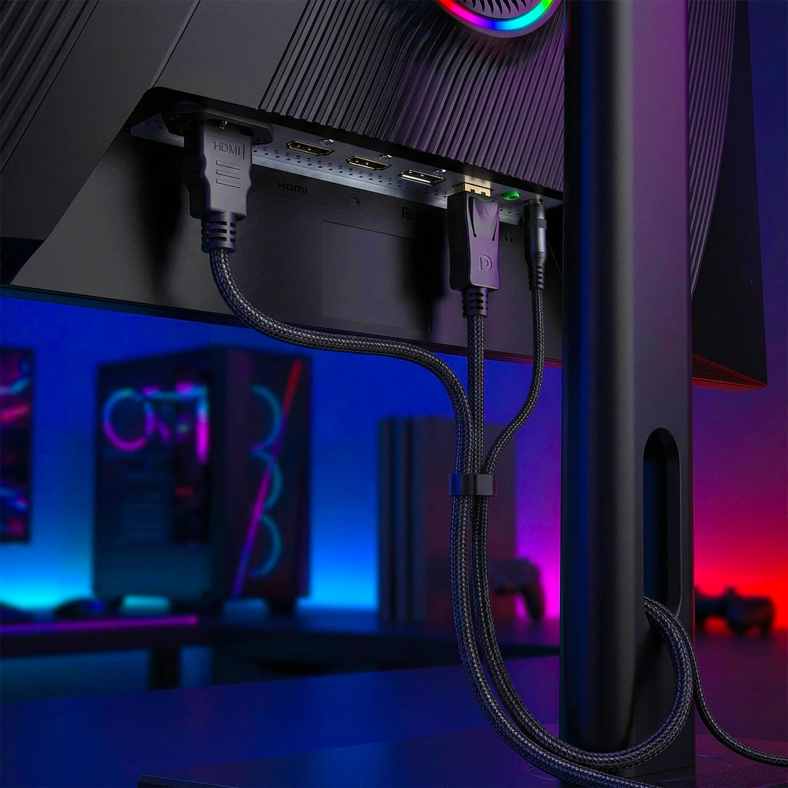 Gawfolk Monitor da gioco 4K da 27 pollici, UHD 160Hz/FHD 320Hz Dual Mode PC, schermo IPS per casa e ufficio, altoparlante integrato, Pip/PBP, FreeSync, HDMI 2.1 & DP 1.4, VESA 75 x 75 mm