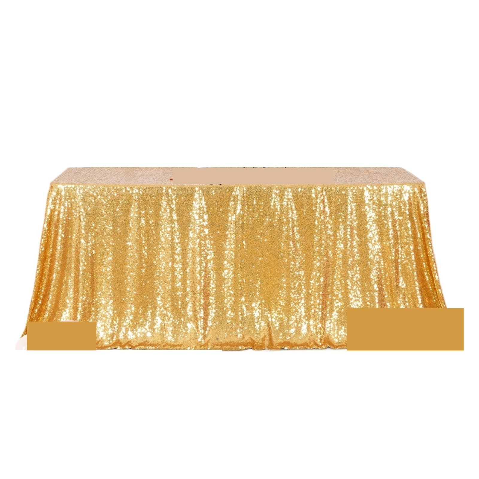 EKalgretrA Sequin Tablecloth Sequin Tablecloth Rectangle Sparkly Fabric Table Cloth for Wedding Party Decoration(Gold,100x130cm)