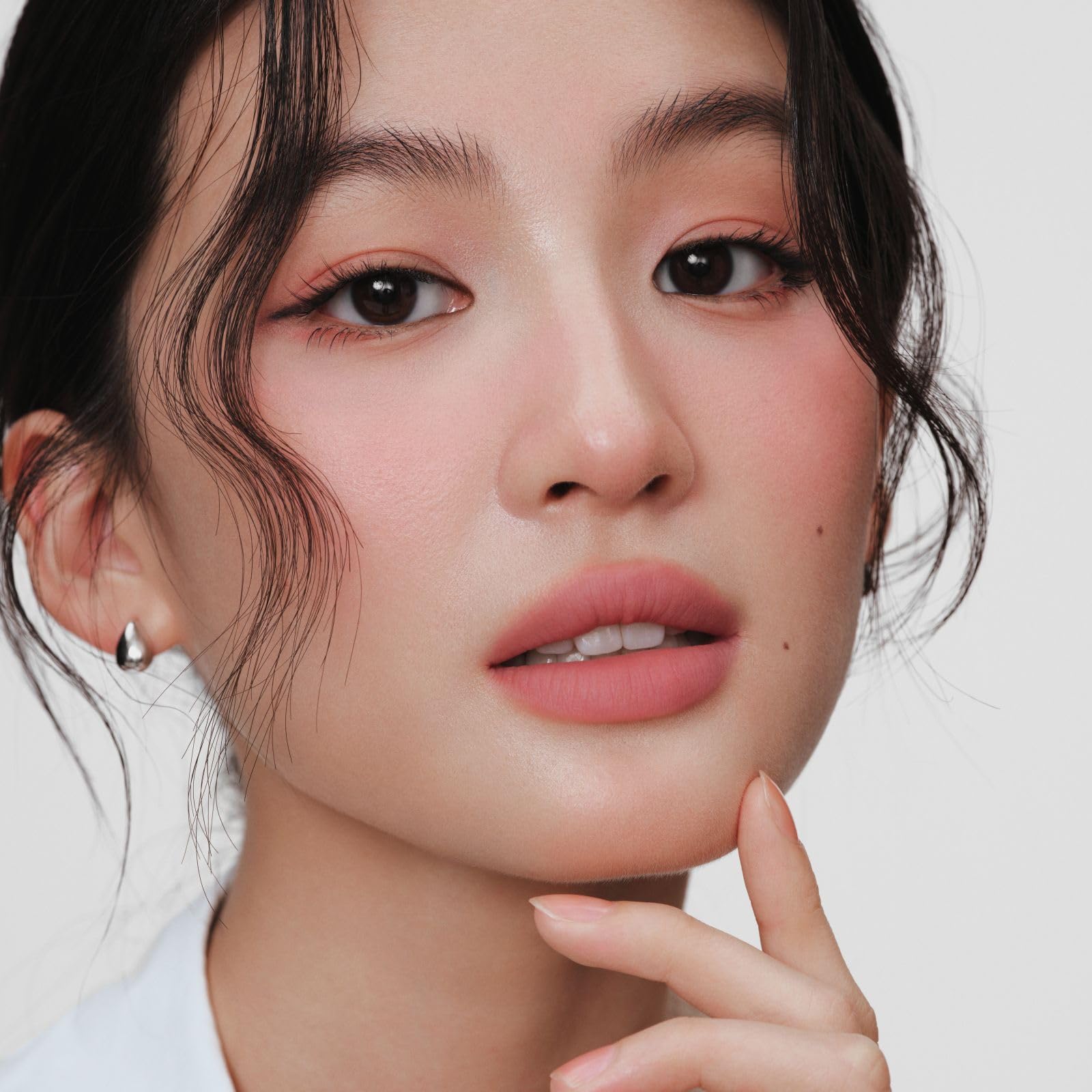 JUDYDOLL Cushion Matte Lip Cream, Hydrating Matte Lipstick with Tripeptide & Squalane, Lip line blurring, Velvet Lip mud, Smudge-Proof, Transfer-Proof, Long-Lasting, Non-craked (N13 Rose for Life): N19 Misty Mauvelous