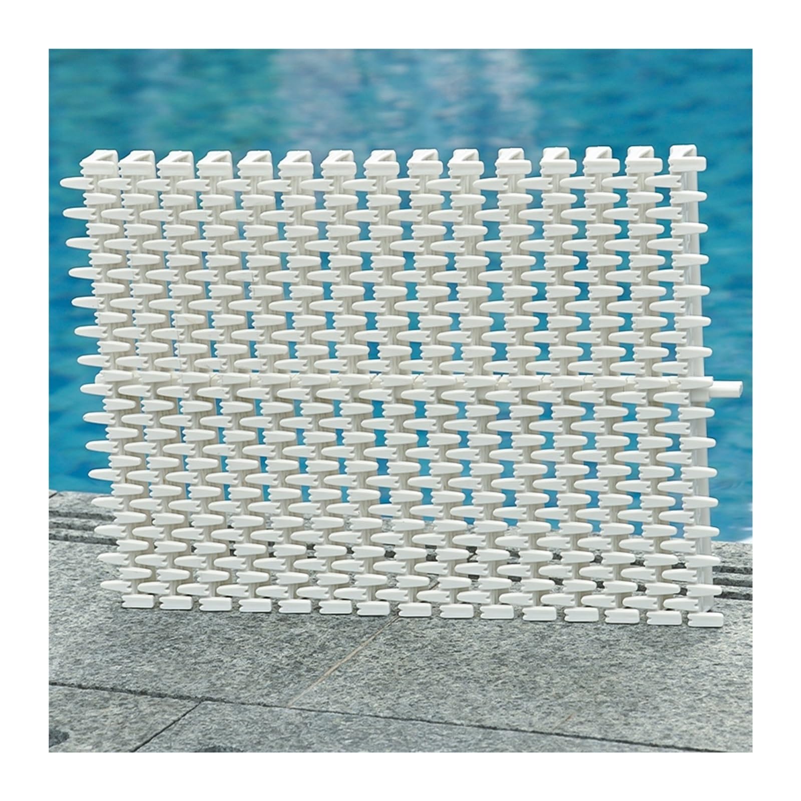 Cubierta de rejilla de drenaje de piscina, rejilla de drenaje de salida para piscinas sobre el suelo, balcones y patios, ideal para cubiertas y entradas