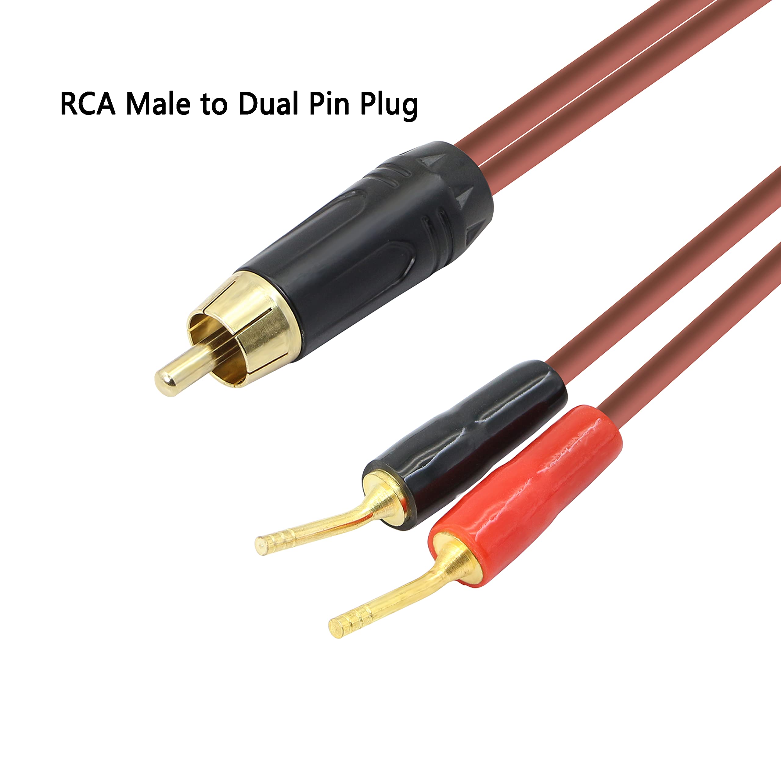 Amazon | MEIRIYFA RCA→ピンプラグスピーカーケーブル RCAオス
