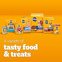 Vista 11 de Pedigree Comida húmeda suave para perros adultos picada molida con carne de res, latas de 13.2 onzas, 12