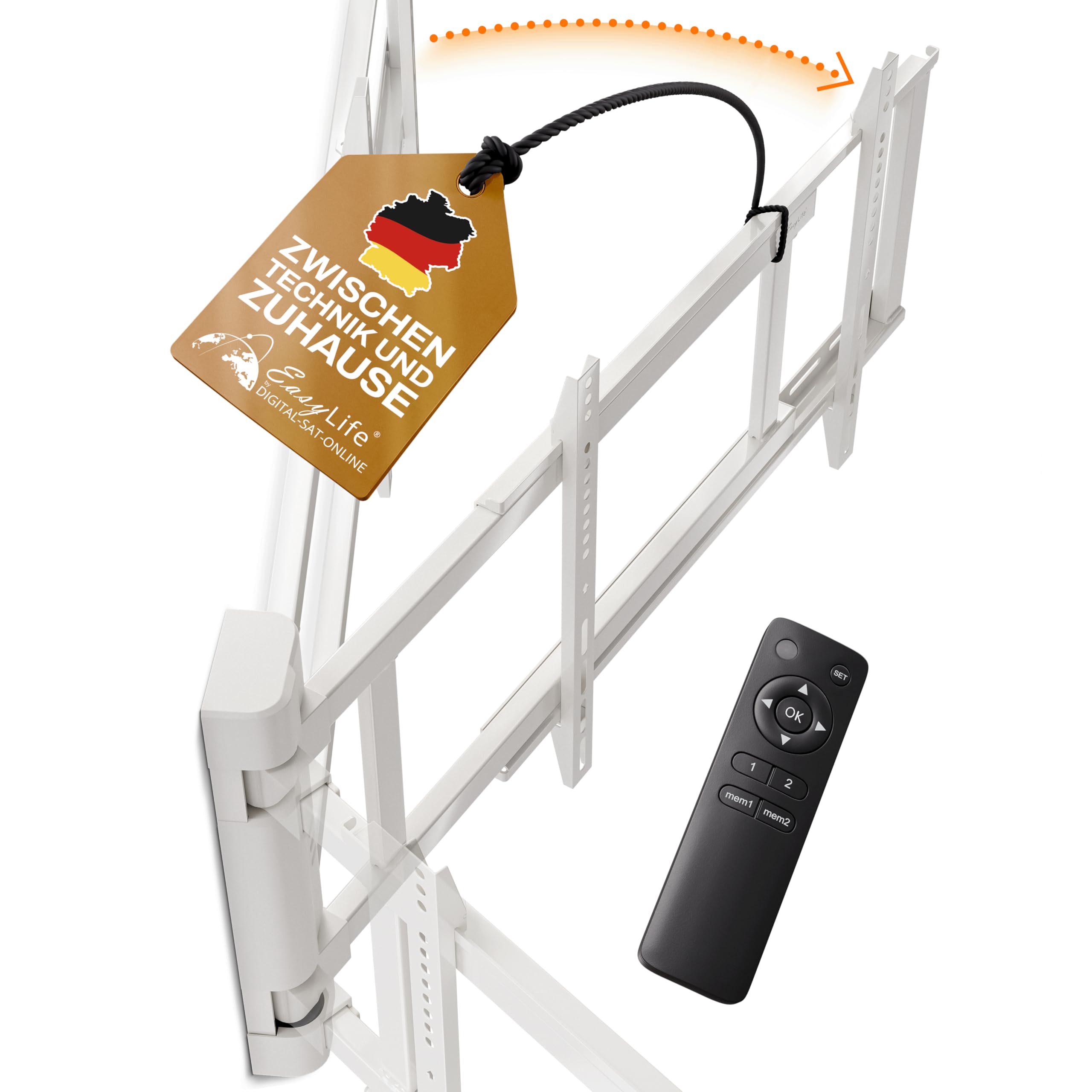 My Wall Hl 40 ML TV Supporto Da Soffitto Pieghevole Motorizzato 23