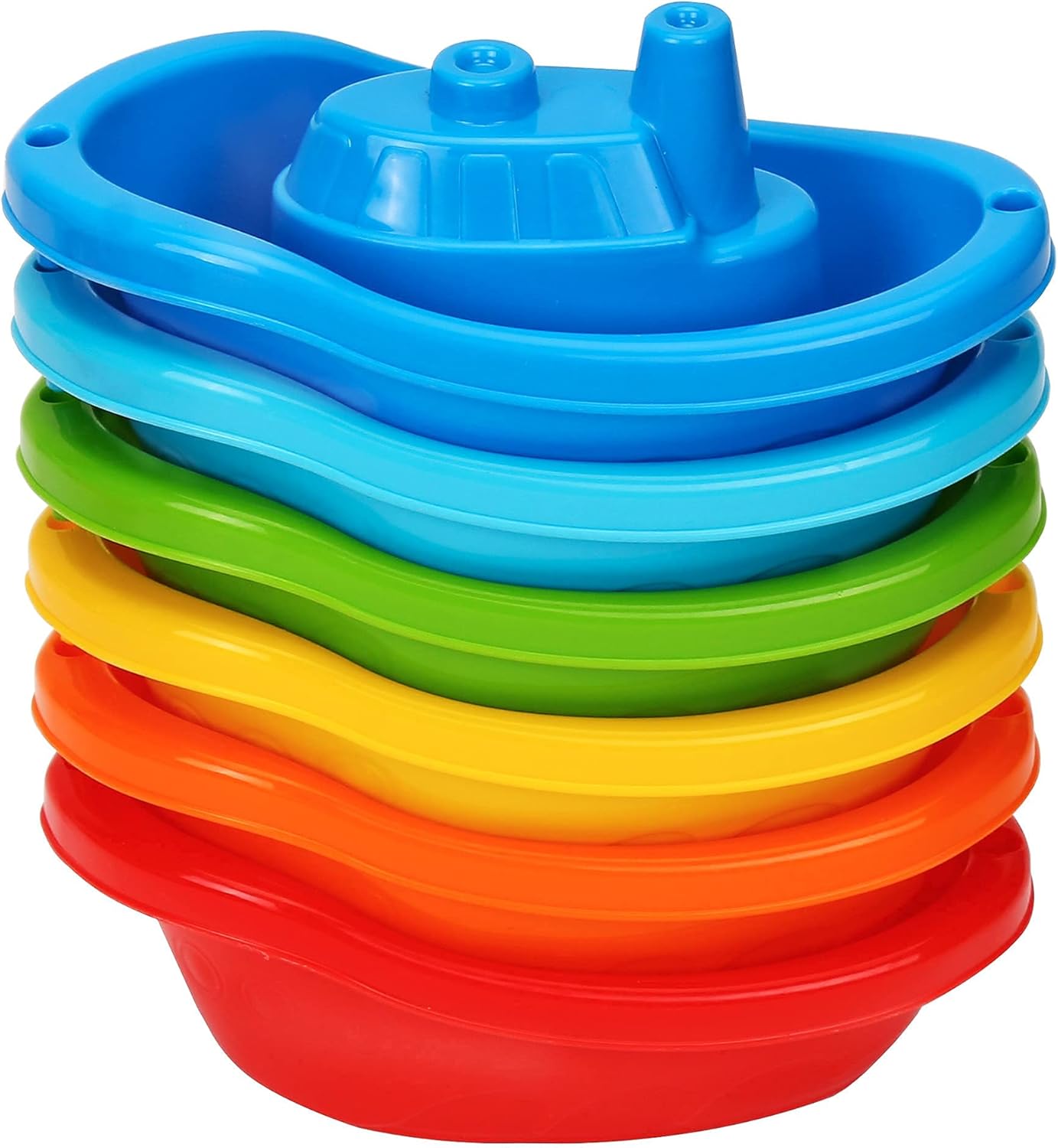 TECHNOK Bath Boats MultiColored Baby Bath Toys Fun and Educational Bath Toys for Toddlers