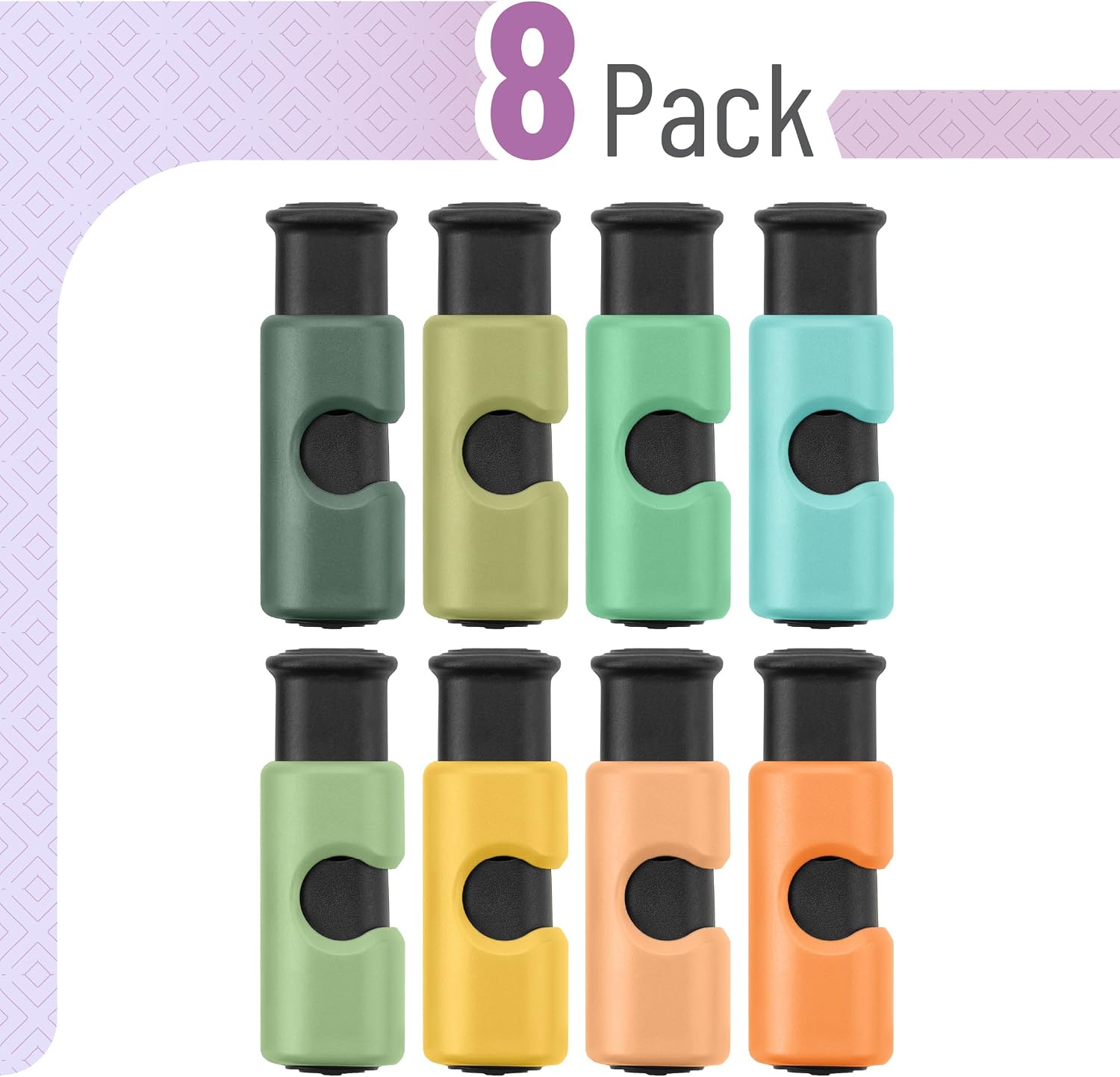 Mr. Pen- Squeeze and Lock Bread Bag Clips, 2.4 Inch, 8 Pack image 2