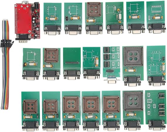 UPA USB ECU Programmer Main Unit ECU Chip Tunning Tool with EEPROM Full Adapters Car Diagnostic Tool, Support MCUs, Microchips for Car Programming