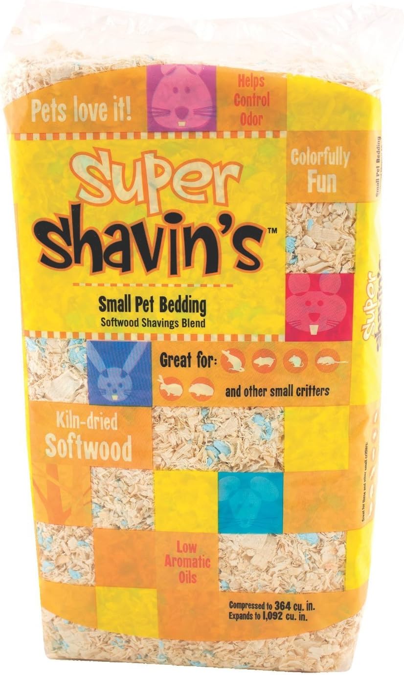 Critter Care Shavings Plus 2.2-Pound Animal Bedding, Small