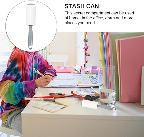 Miniatura 7 de EXCEART Rodillo adhesivo para pelusas  Rodillo de pelusa extra pegajoso para el pelo de mascotas, contenedor de almacenamiento para eliminar pelusas