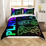 Dandelion Art Bedding Set Queen,Green Butterflies Comforter Cover for Boys Girls,Kids Farmhouse Wood Duvet Cover Set Vintage Flowers Bedspread Cover Teens Bedroom Decor Bed Collection(No Comforter)