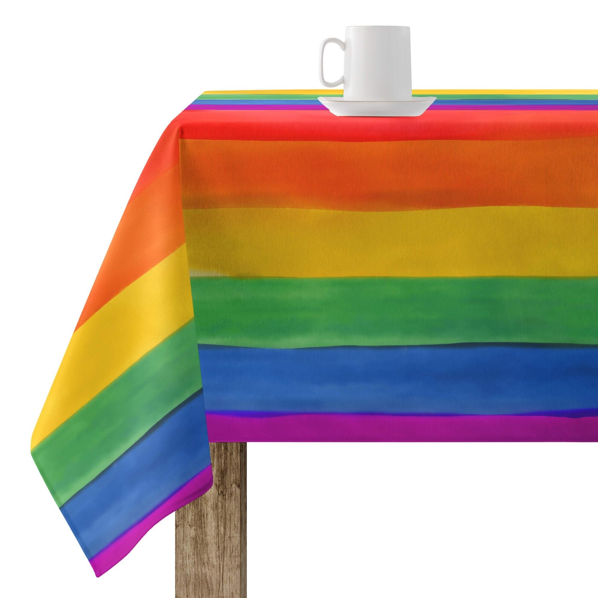 Belum Stain-Resistant Resin Tablecloth, 100 x 140 cm, Fabric: 100% Cotton, Resin Coated, Stain Resistant, 300 g, Model: Pride 80