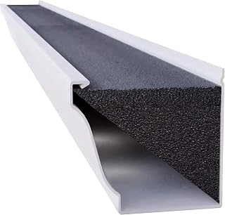 GutterStuff Original 5-Inch K-Style Foam Gutter Guard Insert - Year-Round Leaf Protection, Easy DIY Install GSK532-2