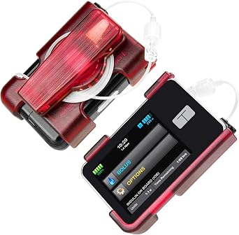 tSlim x2 Pump Case with Clip, Tandem Tslim x2 Pump Case with 360 Rotating Clip, Sturdy Tandem Pump Case, tSlim x2 Pump Accessory, Perfectly Compatible with tSlim Pump X2 & G4 -Pink