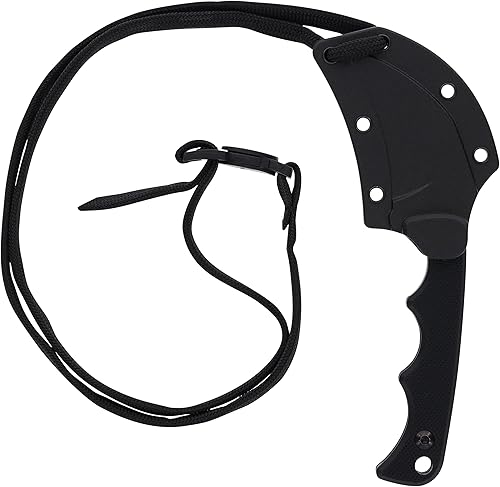 Smith&Wesson Accessories (8HT64) Smith & Wesson H.R.T - Cuchillo de cuello Karambit de 5.2 pulgadas de longitud total con hoja de 2 pulgadas y