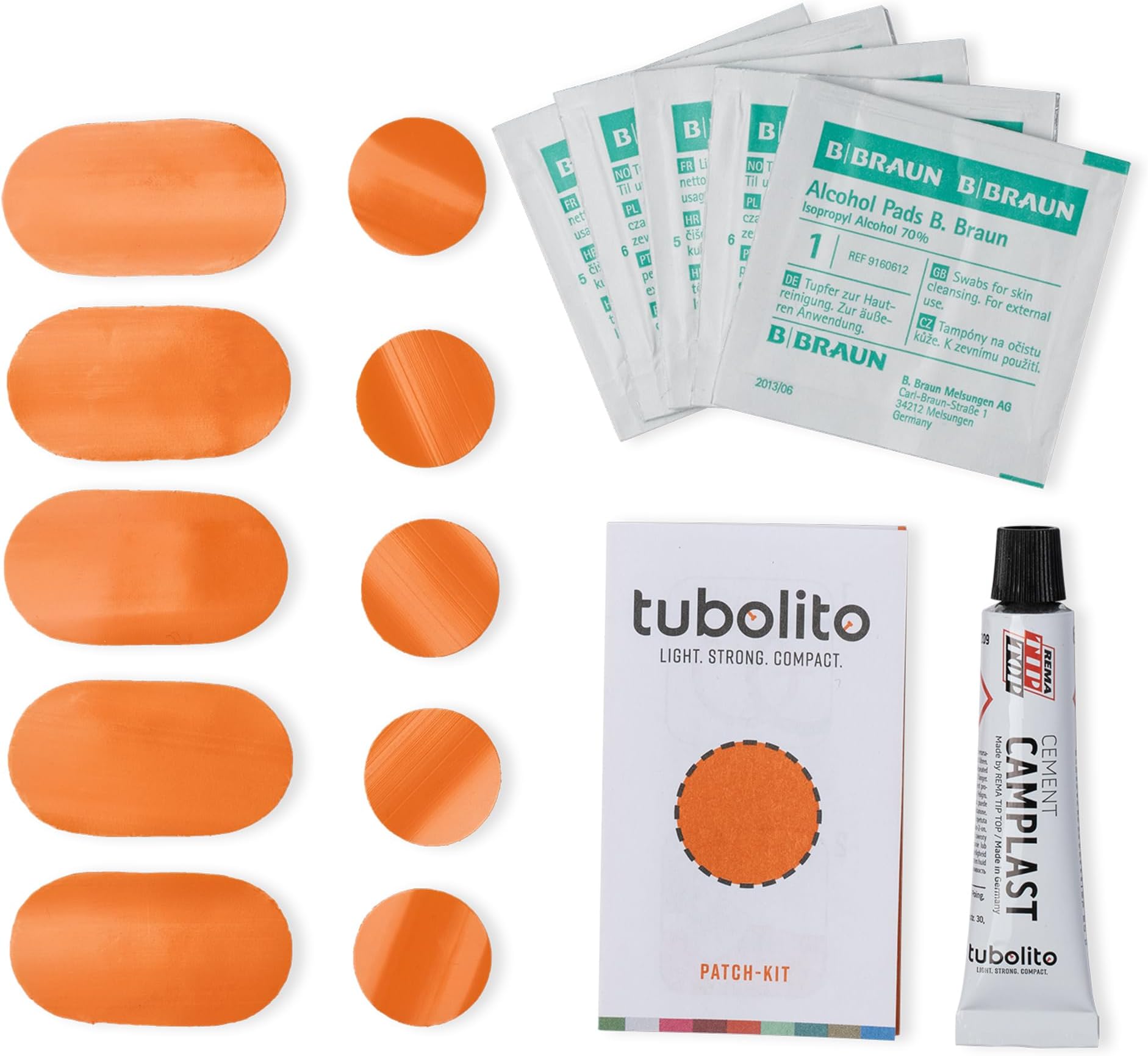 Patch Kit Includes 5 Large and 5 Small Patches with Glue Cartridge | High-Temperature Resistance | Long-Term Sealing