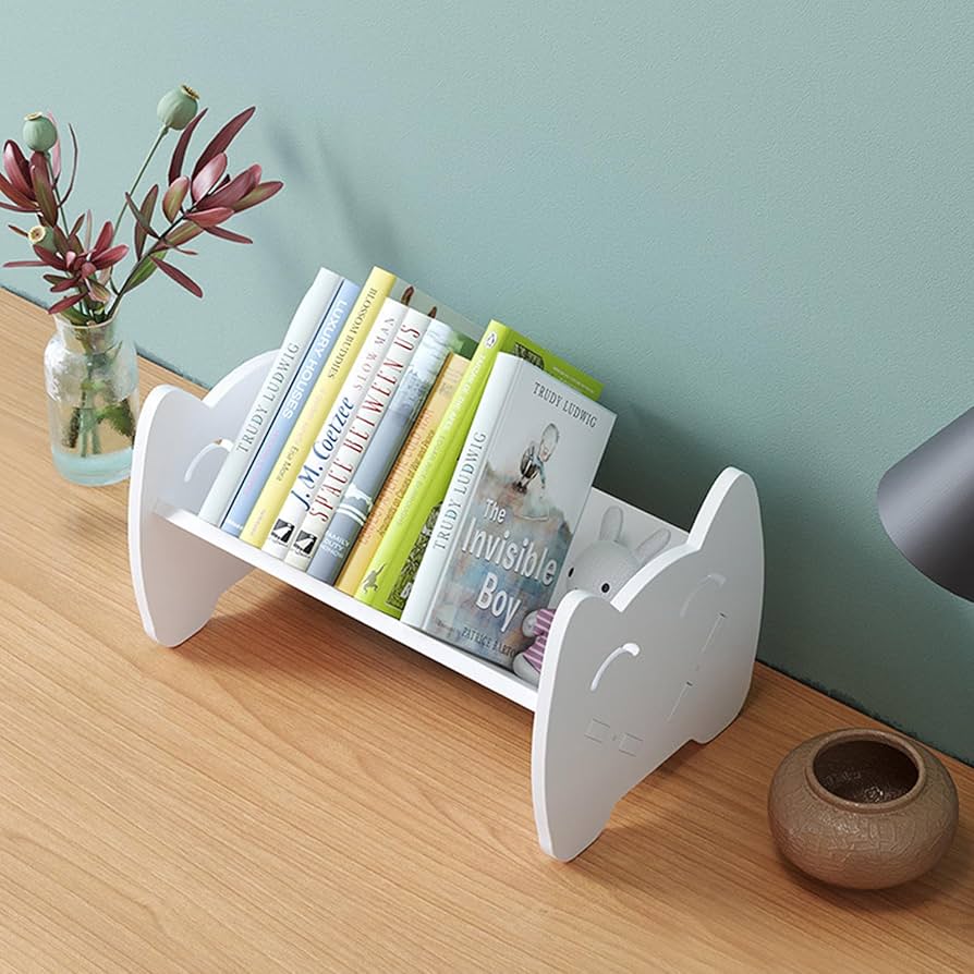Amazon.com: KUAIYU Kids Bookshelf, Mini Desktop Bookshelf