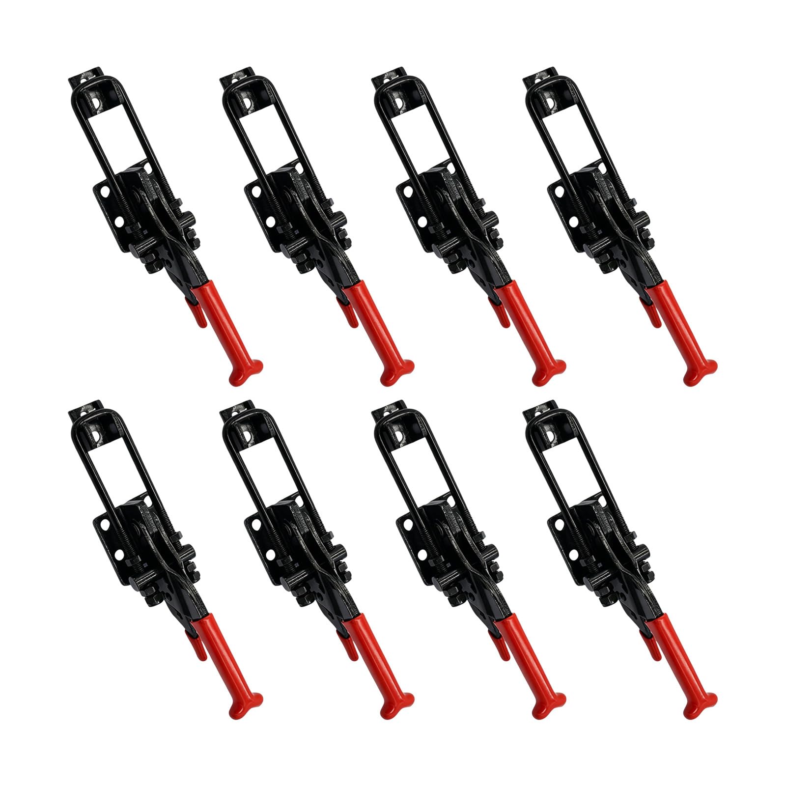 Shurhome Selflocking Black Multipurpose Heavy Duty Toggle Clamps Erosion Resistant Toggle Latches Clamps Suitable For Storage Boxes & Furniture Cabinet