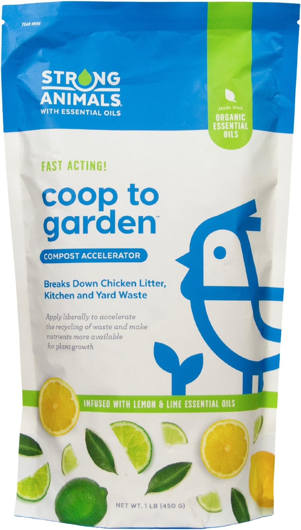Coop to Garden - Fast-Acting Organic Compost Accelerator Specially Designed to Break Down Chicken Litter and Bedding in Your Compost
