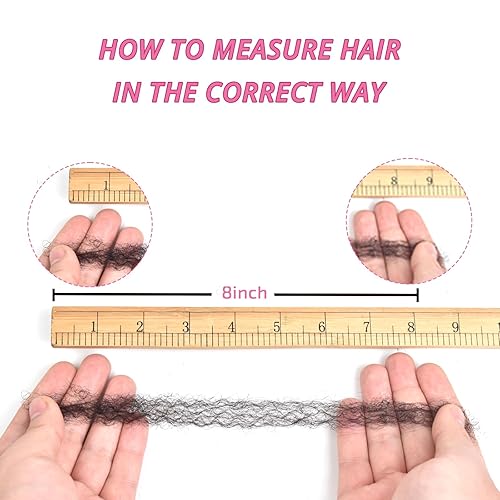 Miniatura 5 de FREESHOW Cabello humano afro rizado a granel para extensiones de rastas, cabello trenzado para rastas, reparación de rastas, torsiones, trenzas, 8