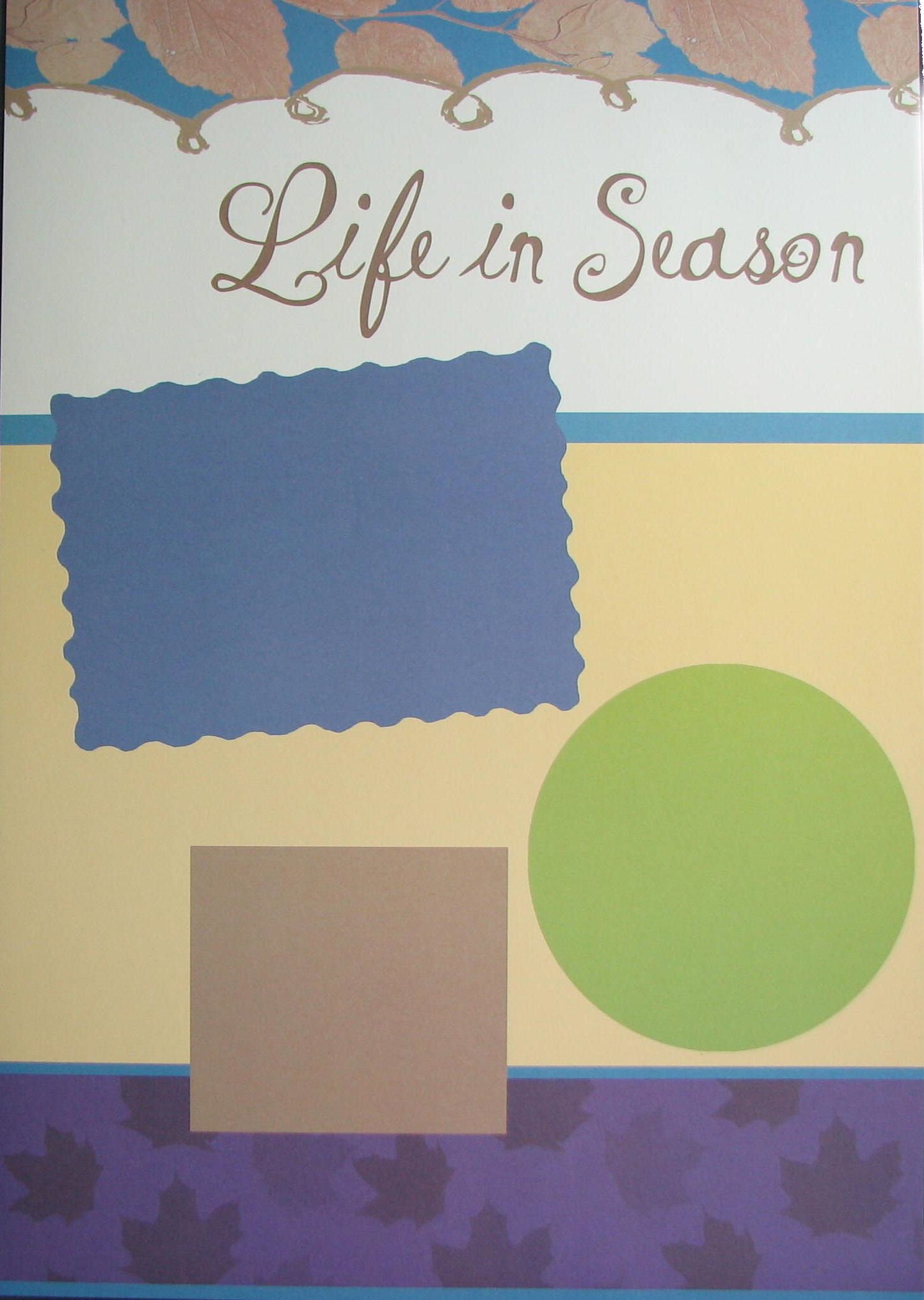 Seasonal Scrapbook Album