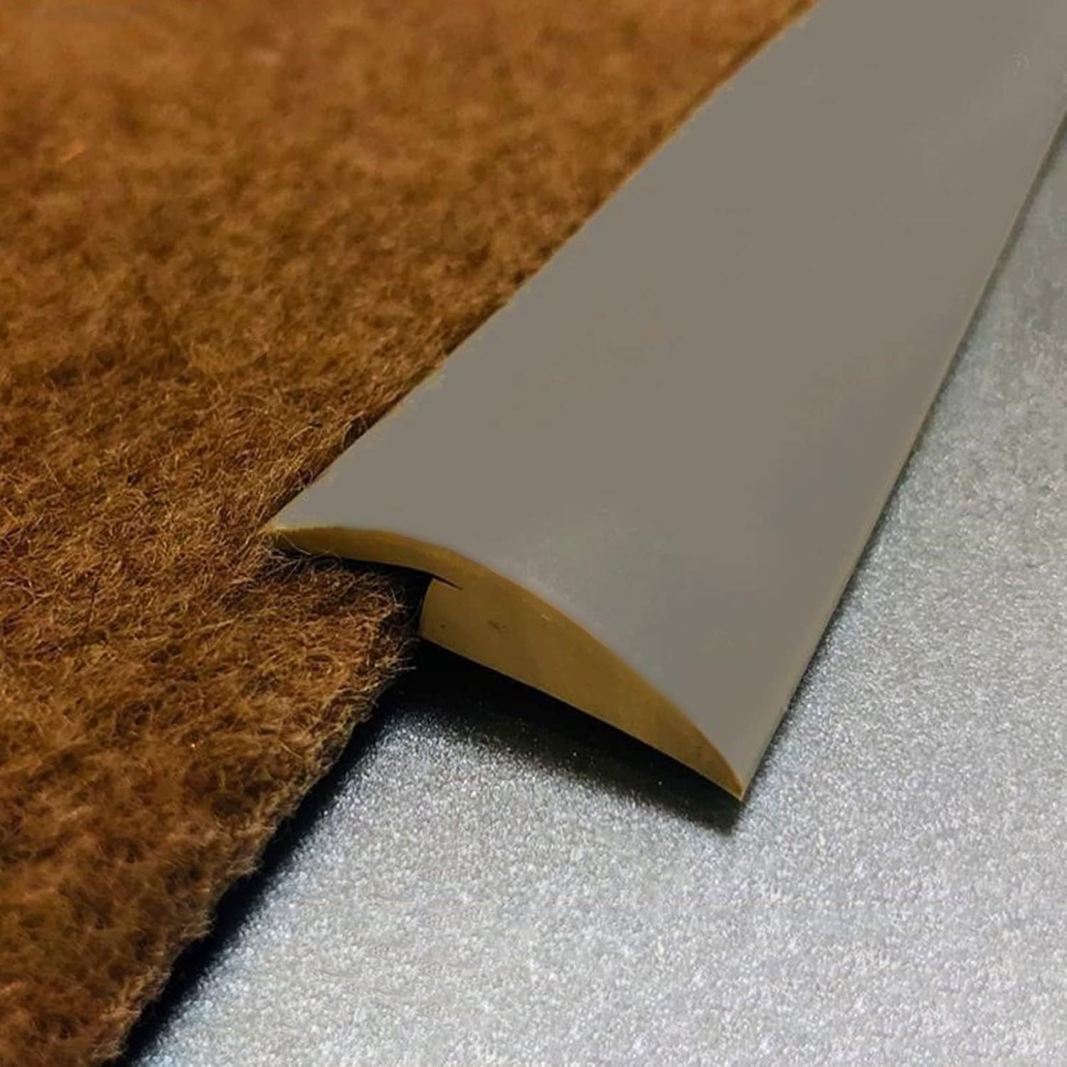 PVC Edge Transition Strip for Floor/Carpet/Door,3.5cm Wide Self
