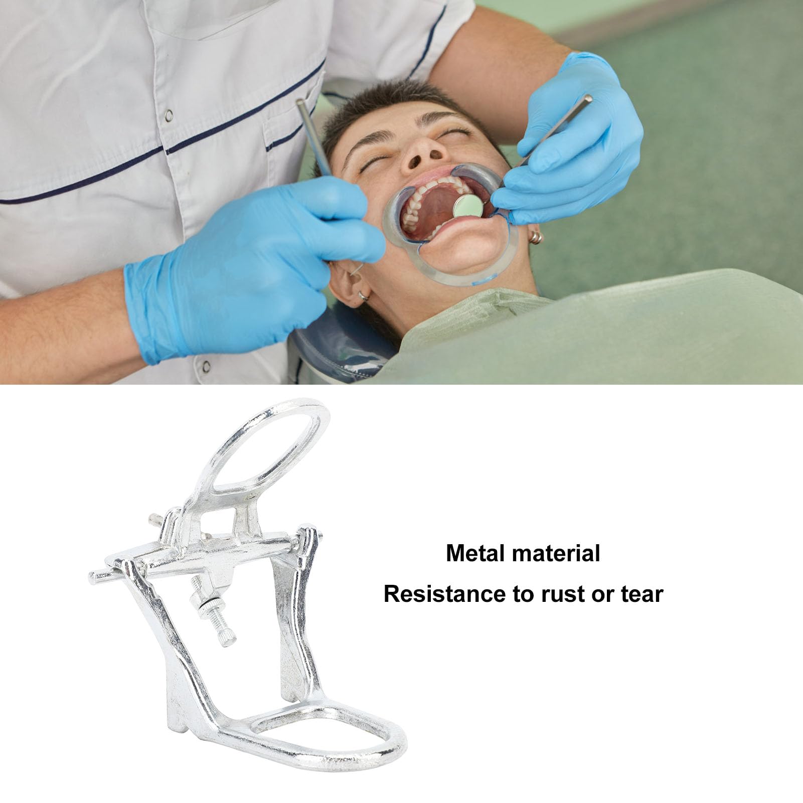 Articulador de Dentadura Postiza de Construcción Metálica para Laboratorio