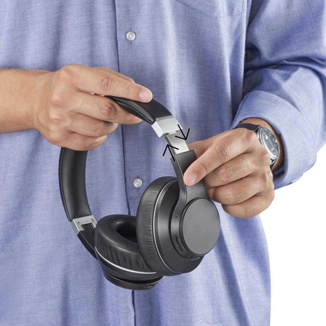Hama Cuffie Bluetooth Passion Voyage (Over Ear, Cancelling del rumore, ricarica wireless, cuffie con microfono, con funzione touch, cuffie Bluetooth, cuscinetti auricolari) nero