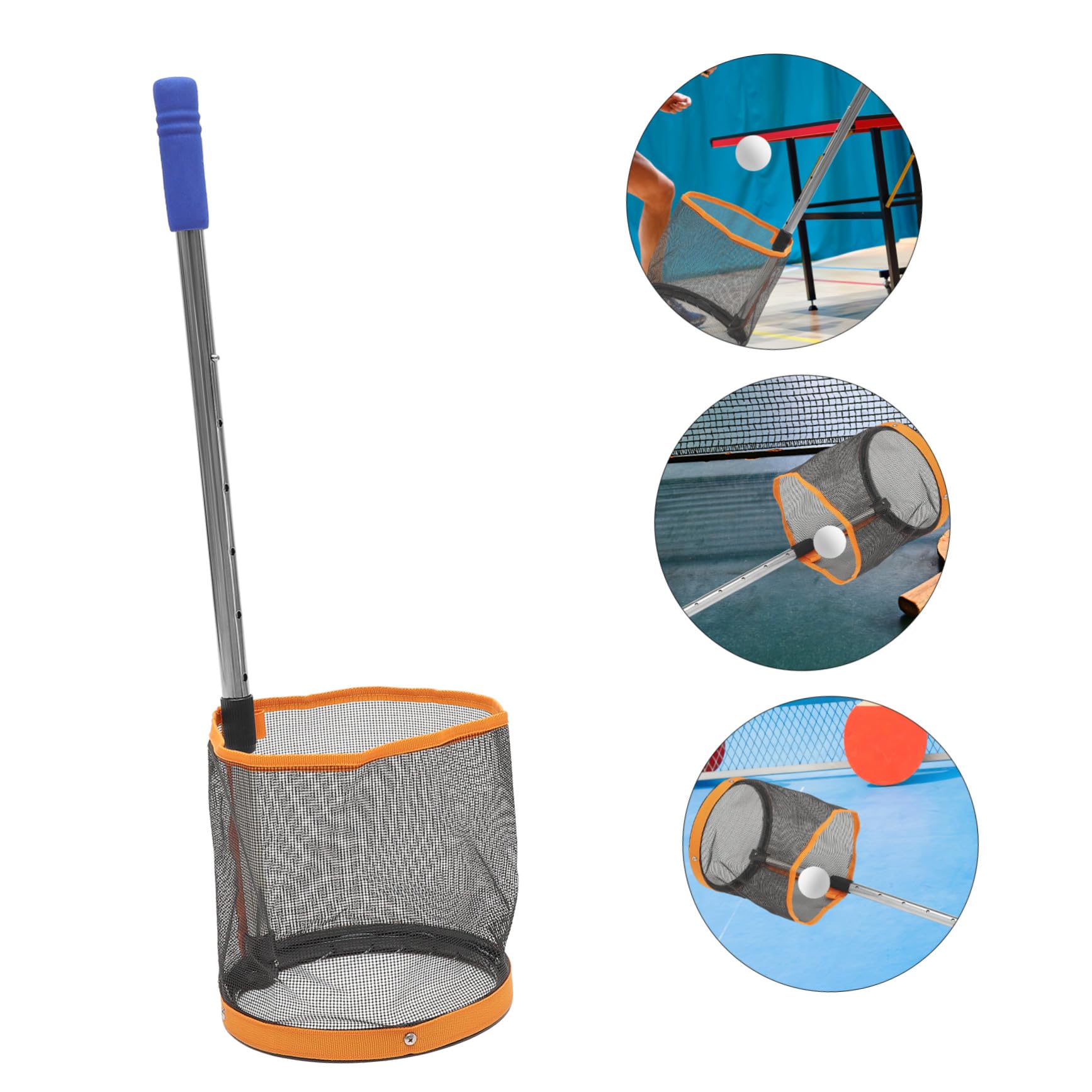 Abaodam Raccoglitore di Palline da Ping Pong Strumento Professionale per Palline Pratico Sportive Contenitore Leggero e Portatile Utile per Raccogliere in Qualsiasi Luogo