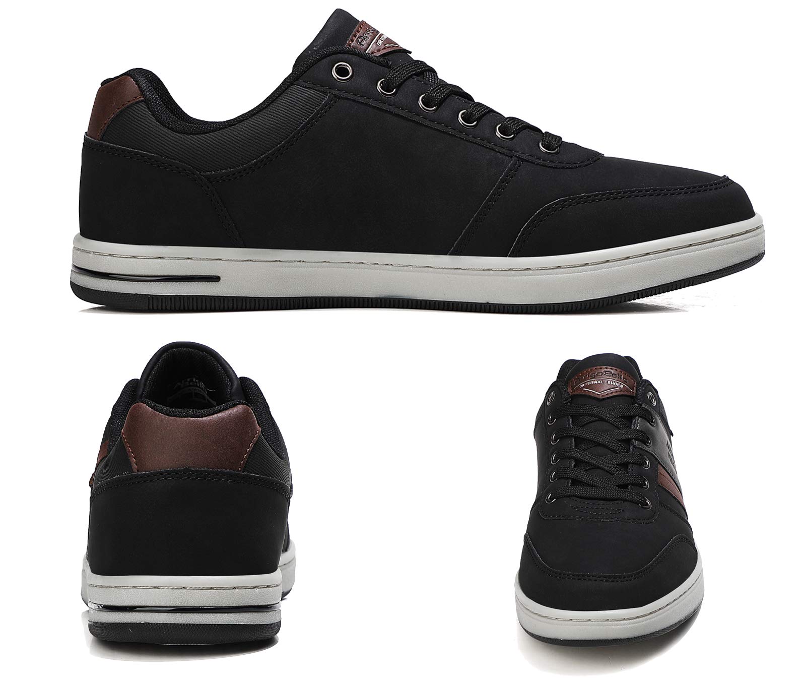 ARRIGO BELLO Freizeitschuhe Herren Sneaker PU Leder Walkingschuhe Atmungsaktive Athletic Formal Classic Sportschuhe Schuhgröße 41-46