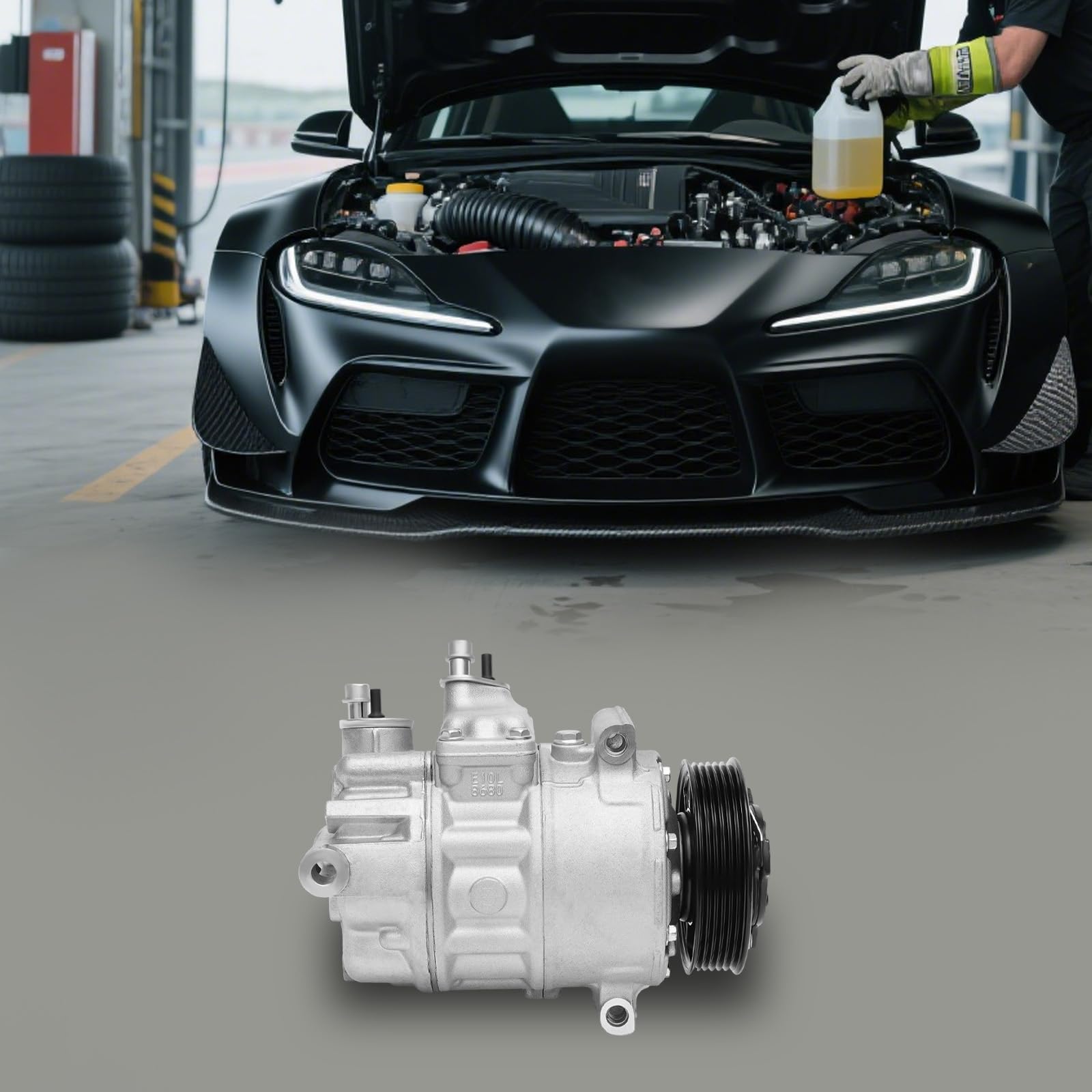 Compressore aria condizionata 699357 Origins New for Audi Seat Skoda VW Vag