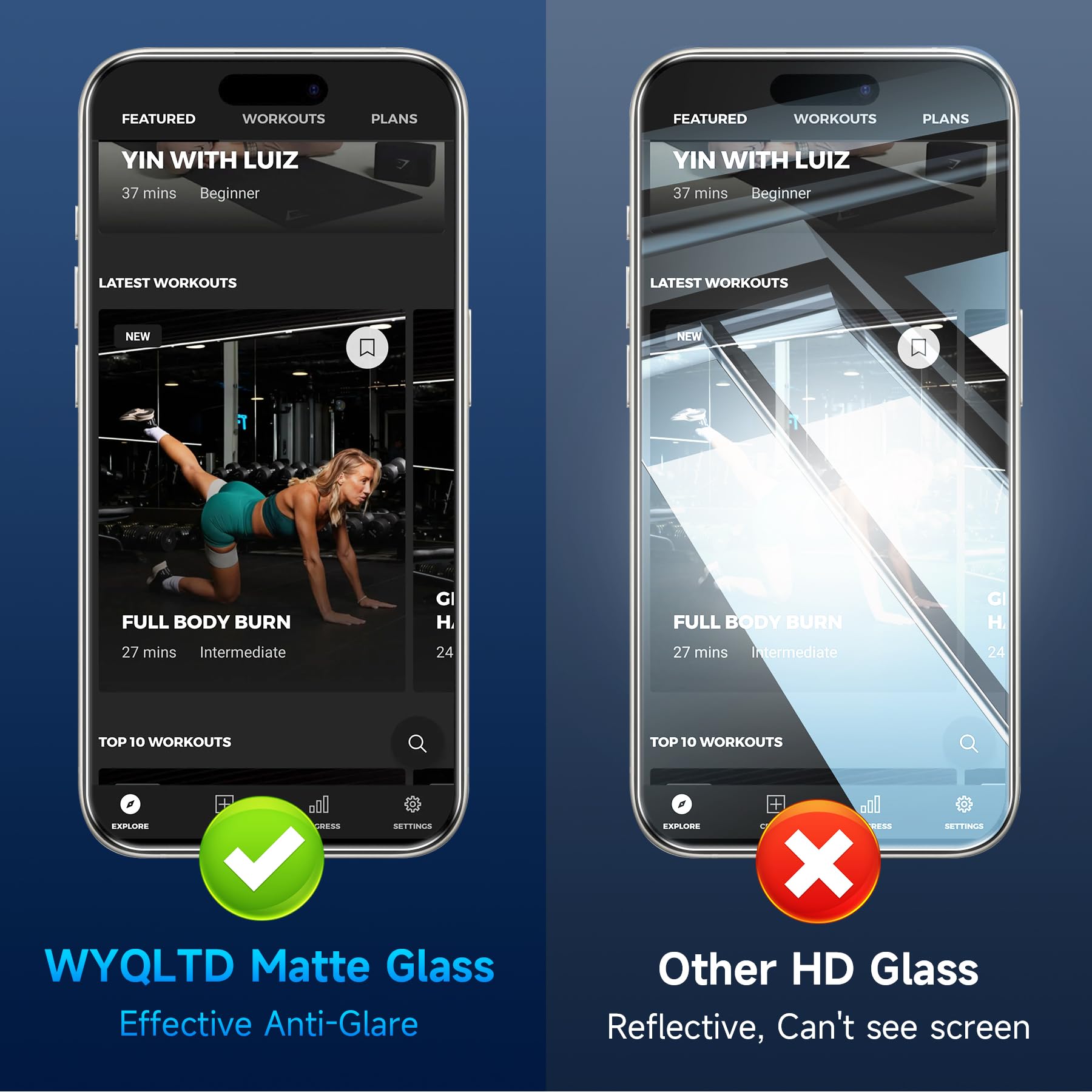 2-pak matowych ochraniaczy ekranu do iPhone'a 16 Pro, antyrefleksyjne, odporne na odciski palców, nietłukące, wrażliwe na dotyk, szybka instalacja (nie pasuje do iPhone'a 16 Pro Max)