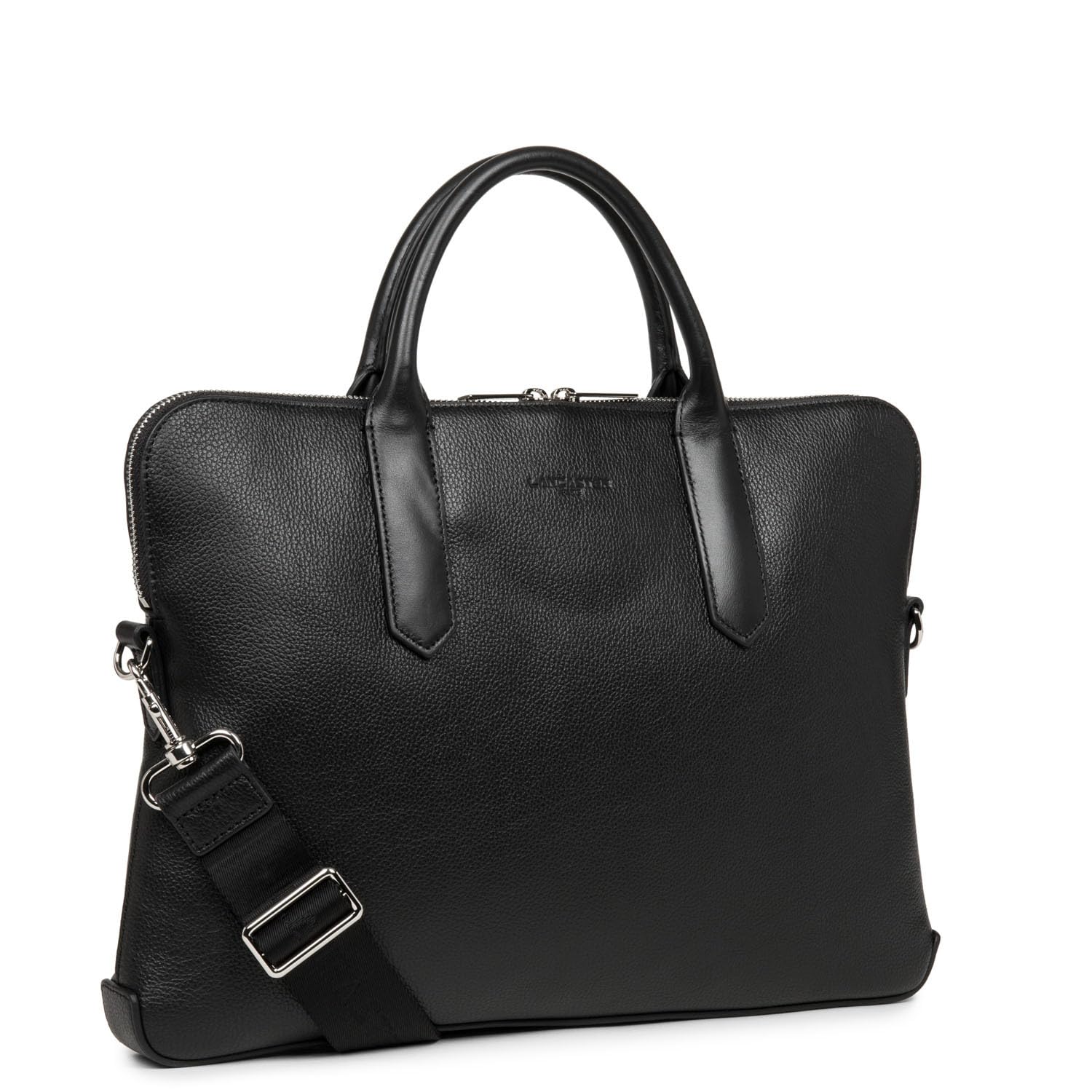 LANCASTER | Milano Gentlemen - Porte documents Cuir de Vachette Grainé Noir