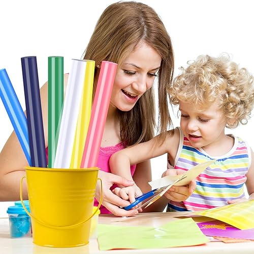 Miniatura 7 de Rollo de vinilo HTV de transferencia de calor negro, blanco y rojo, 12 pulgadas x 20 pies, vinilo para planchar en camisa, fácil de cortar y