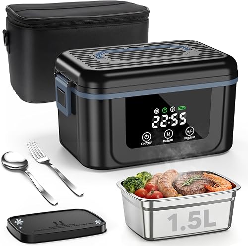 Electric Lunch Box with Battery, 2026 Upgrade Electric Lu…