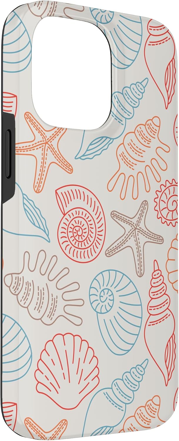 Trendy Coastal Granddaughter Aesthetic Preppy Shells Ocean Case for iPhone 14 Pro Max