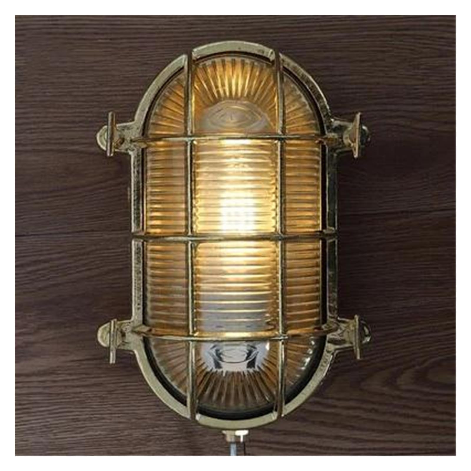 JYBNBBE Wall Sconces, Nordic Copper Wall Lamp Glass Outdoor IP44 Waterproof LED Bathroom Mirror Stair Light Loft Style Wandlamp,B