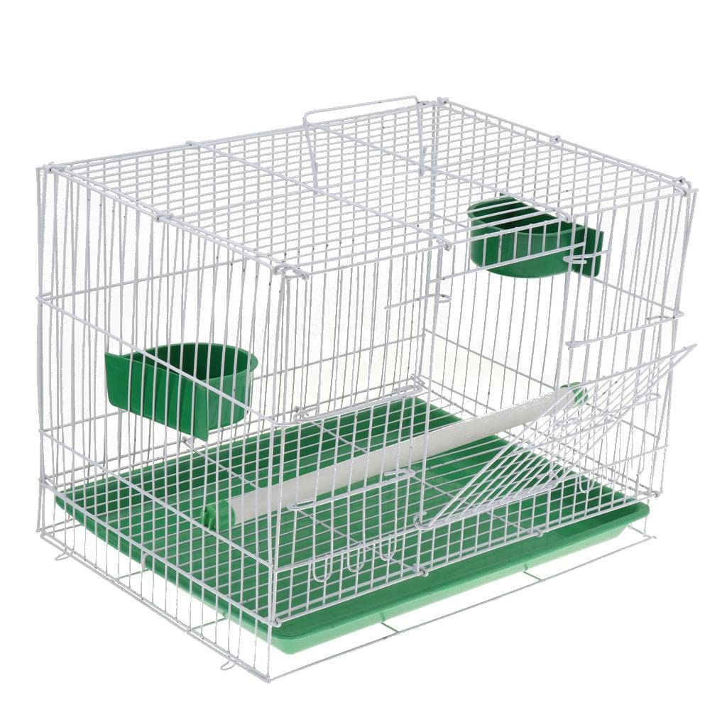 Großer Vogelkäfig aus Metall mit Tablett für Wellensittiche, Papageien, Kanarienvögel, Nymphens